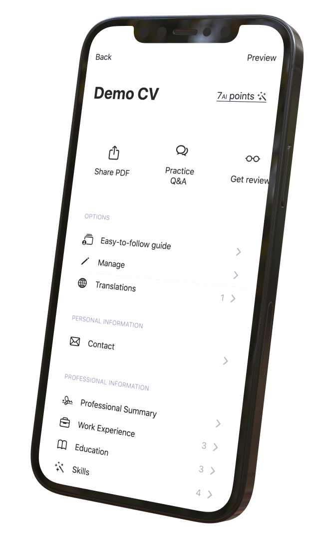 Screenshot with main page